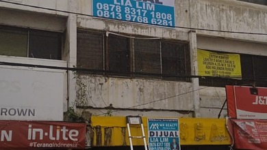 Dijual ruko roxy tempat strategis hadap selatan