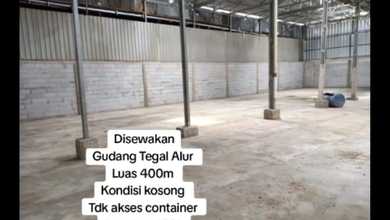 Disewakan Gudang Di Tegal Alur Jakbar Lb.180m2