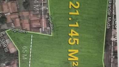 Gudang Murah Jatake 2.1ha Dekat Bandara