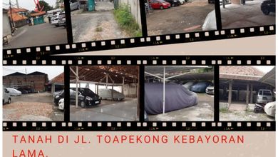 Wts Tanah di Jl. Toapekong Kebayoran Lama, Jakarta