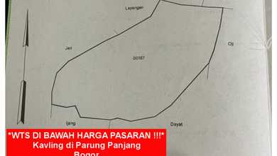 Di Bawah Harga Pasaran Kavling di Parung Panjang Bogor