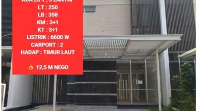 Rumah Golf Island Cluster Mozart Uk 10x25 Ada Lift