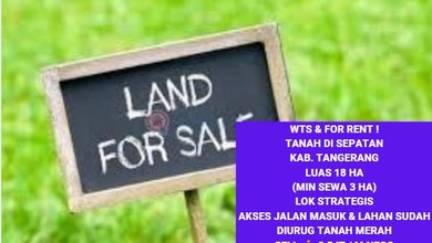 Dijual dan Disewa Tanah di Sepatan Tangerang