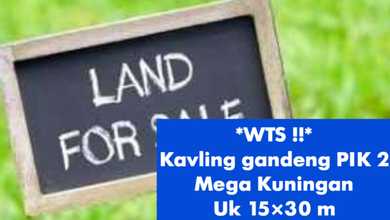 Kavling Gandeng Komersial Pik 2 Mega Kuningan Uk 15x30 M