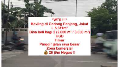 Dijual Kavling 5311 m2 Lokasi Cluster Elit Penjaringan
