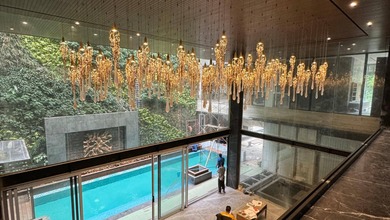 Rumah Mewah Trimaran Permai Tropical Concept 4 Lantai