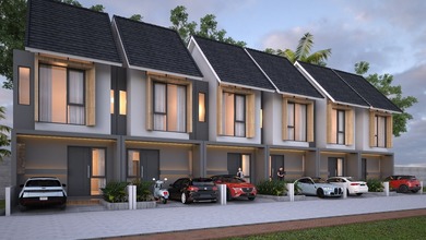 Di Jual Rumah 2 Lantai Baru Selesai Di.bangun Dalam Cluster 