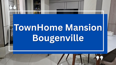 DIJUAL CEPAT TOWN HOME THE MANSION BOUGENVILLE