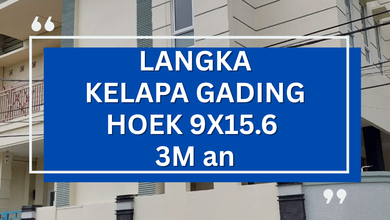 *TURUN HARGA - RP 3,75 M - NEGO CEPAT* RUMAH HOEK DI KOMPLEK - SUDAH RENOVASI - STRATEGIS - BANYAK KAMAR KELAPA GADING, JAKARTA UTARA