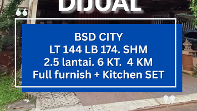 HARTA KARUN DIJUAL Foresta Naturale BSD City Full Furnish Tinggal bawa Koper