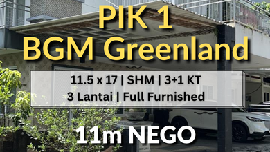 Rumah Hoek Pik 1 Bgm Siap Huni Langka