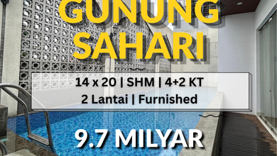 Rumah Jakarta Pusat Strategis Lebar Mewah 14 X 20 Hadap Selatan SHM