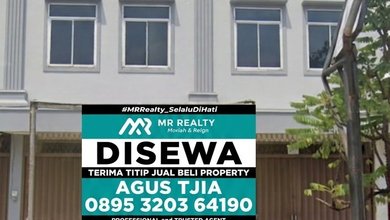 Disewakan Ruko Gandeng di Pinggir Jalan Raya Kedoya
