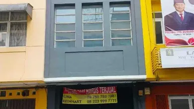 Dijual Ruko Mutiara Taman Palem 3 Lantai