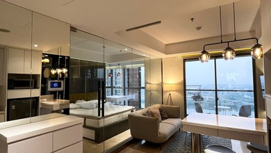 Disewakan Apartemen Gold Coast. Middle Floor. 1 Bedroom. Full Furnished