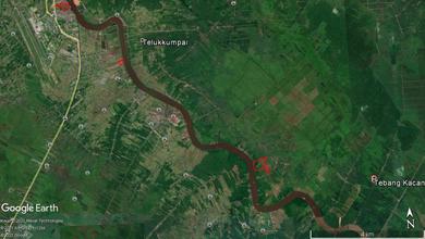 Dijual Cepat BU Tanah Posisi Sangat Strategis di Pinggir Sungai Kapuas 