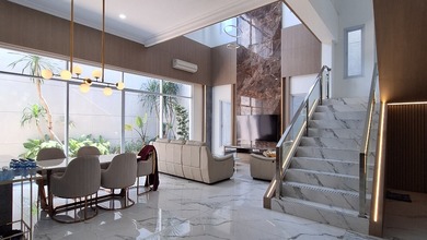 Rumah Mewah Pik Bangunan Mandiri 245m, Furnihshed