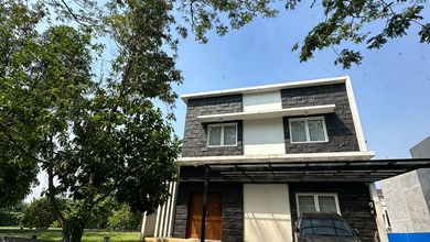 Rumah puri botanical cluster terbaik paling dekat dengan akses pintu tol joglo. 489m2