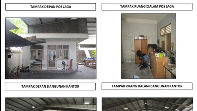 Gudang di Kamal. Luas 3.670m Akses kontainer 40 feet