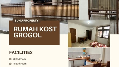 Jual Murah Rumah Kost di Grogol Luas 140M Ada 8 Kamar Strategis