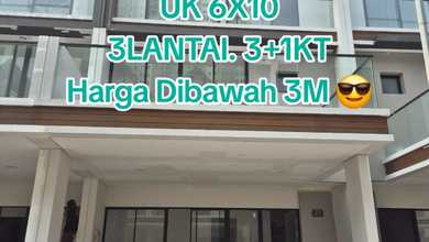 SUPER SALE! RUMAH PIK2 6X10 3 LANTAI LAYOUT PALING FUNCTIONAL