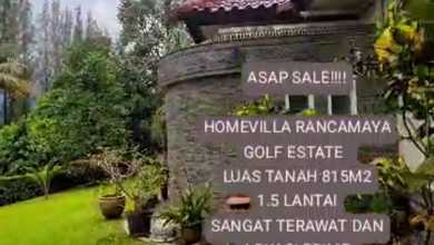 Homevilla Rancamaya Golf Estate, Sangat Terawat dan Lokasi Prime
