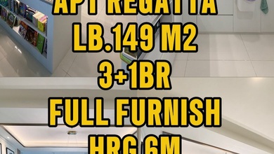 Apartemen Regatta Pantai Mutiara Full Furnish 3+1Br