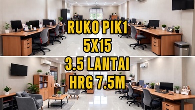 Ruko Pik Exclusive Hadap Jalan Raya Cocok untuk Kantor Resto