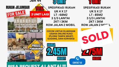Jual Cepat Rumah Elit di Jelambar, Jakarta Barat, LT 68 m2