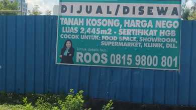 Dijual Disewa Tanah di Pluit Selatan, Lokasi Strategis