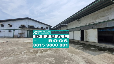 Gudang Bagus di Jalan Raya Francis Kosambi Tangerang, Lokasi Stategis Akses Kontainer 40ft