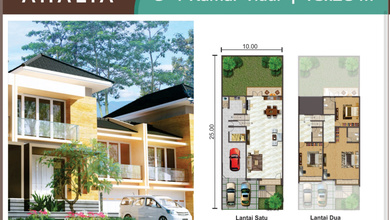 Dijual Rumah Golf Island Cluster Favorit Uk 10X25m 2.5 Lantai Brand New Type 2.5 Lantai