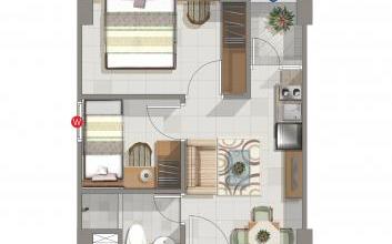 Green Lake Sunter Tower North Lantai 18 Siap Gandeng
