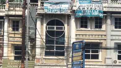 Termurah 2 Ruko Gandeng jl. Jend. Sudirman sebrang Tang city cikokol tangerang