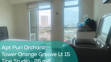 Apartement Puri Orchard Tower Orange Groove Wing A Lt 15, Studio, Full Furnished