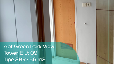 Apartement Green Park View Tower E Lt 09, 3BR, Non Furnished