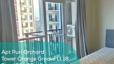 Apartement Puri Orchard Tower Orange Groove Wing A Lt 18, 1BR, Full Furnished