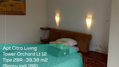 Apartement Citra Living Tower Orchard LT 12, 2Br Renov Jadi 1Br, Full Furnished