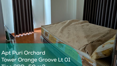 Apartement Puri Orchard Tower Orange Groove Wing A LT 01, 2Br, Full Furnished
