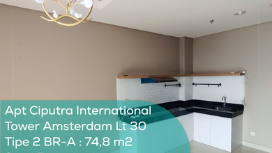 Apartement Ciputra International Tower Amsterdam Lt 30, 2BR-A, Semi Furnished