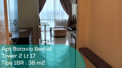 Apartment Batavia Benhil Tower 2 LT 17, 1Br, Full Furnished