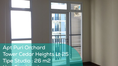 Apartement Puri Orchard Tower Cedar Heights Wing A Lt 25, Studio, Non Furnished