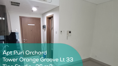 Apartement Puri Orchard Tower Orange Groove Wing A Lt 33, Studio, Semi Furnished