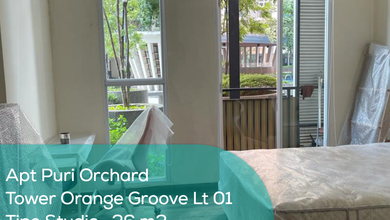 Apartement Puri Orchard Tower Orange Groove Wing A Lt 01, Studio, Full Furnished