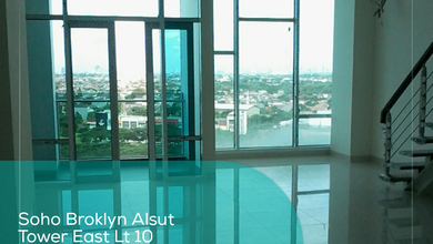 Soho Brooklyn Alsut Tower East Lt B10, 1,5 Lantai, Luas 81 M2, Semi Furnished