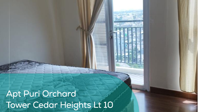 Apartement Puri Orchard Tower Cedar Heights Wing A Lt 10, 1br, Semi Furnished
