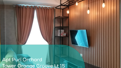 Apartement Puri Orchard Tower Orange Groove Wing B Lt 15, 2br, Full Furnished