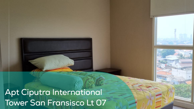 Apartement Ciputra International Tower San Fransisco Lt 07, 2br, Full Furnished