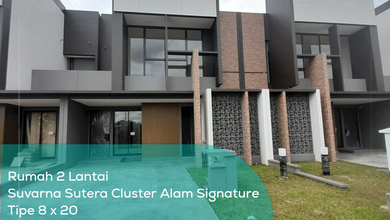Rumah 2 Lantai Suvarna Sutera Cluster Alam Signature, Tipe 8x20, Lt Lb 160 167 M2, Semi Furnished