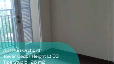 Apartement Puri Orchard Tower Cedar Heights Wing A Lt 03, Studio, Non Furnished